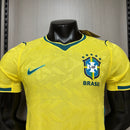 Camisa Brasil 2026 Versão Jogador Amarela